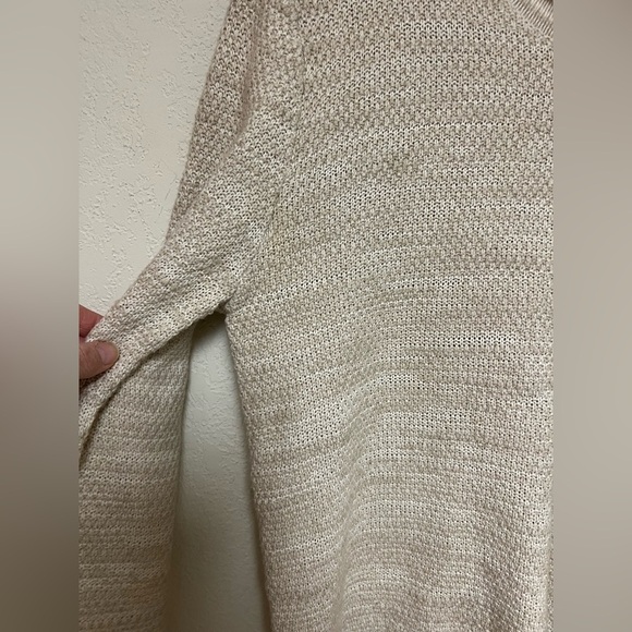 Abercrombie and Fitch Fisherman sweater cotton/linen blend small - Picture 3 of 7